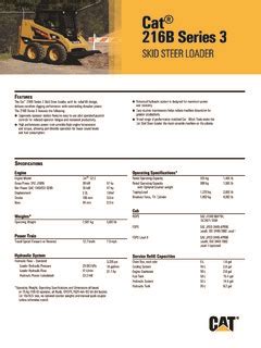 216b cat skid steer service manual|cat 216b spec sheet.